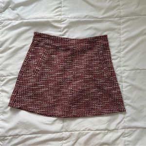 tweed mini skirt